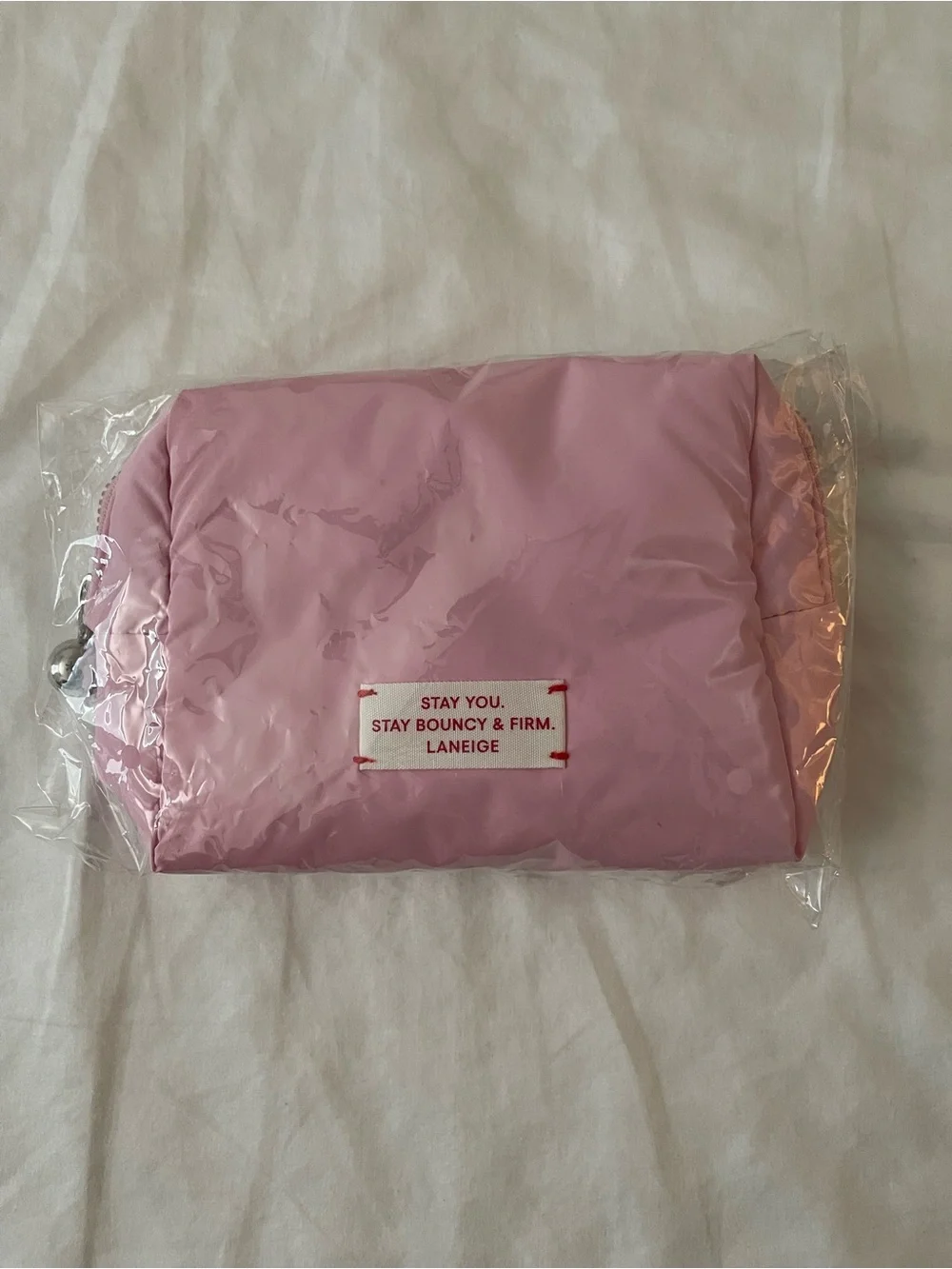 Laneige Pink Cosmetic Pouch